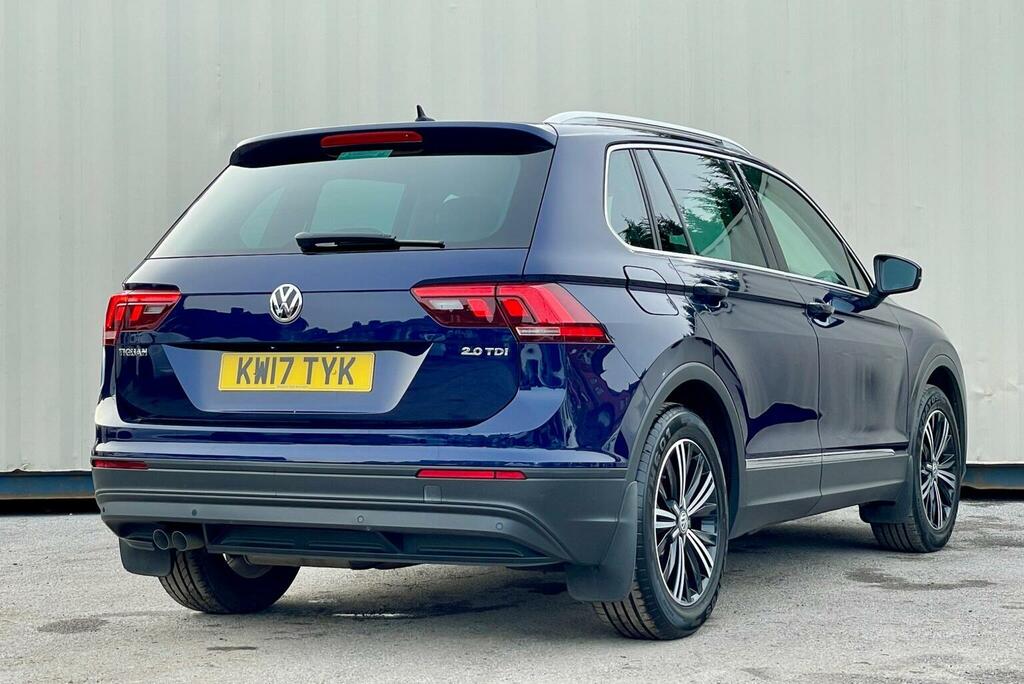 Volkswagen Tiguan Suv 2.0 Tdi Bluemotion Tech Se Navigation Dsg Euro KW17TYK Blue #4