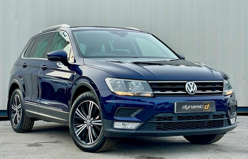 Volkswagen Tiguan Suv 2.0 Tdi Bluemotion Tech Se Navigation Dsg Euro KW17TYK Blue #2