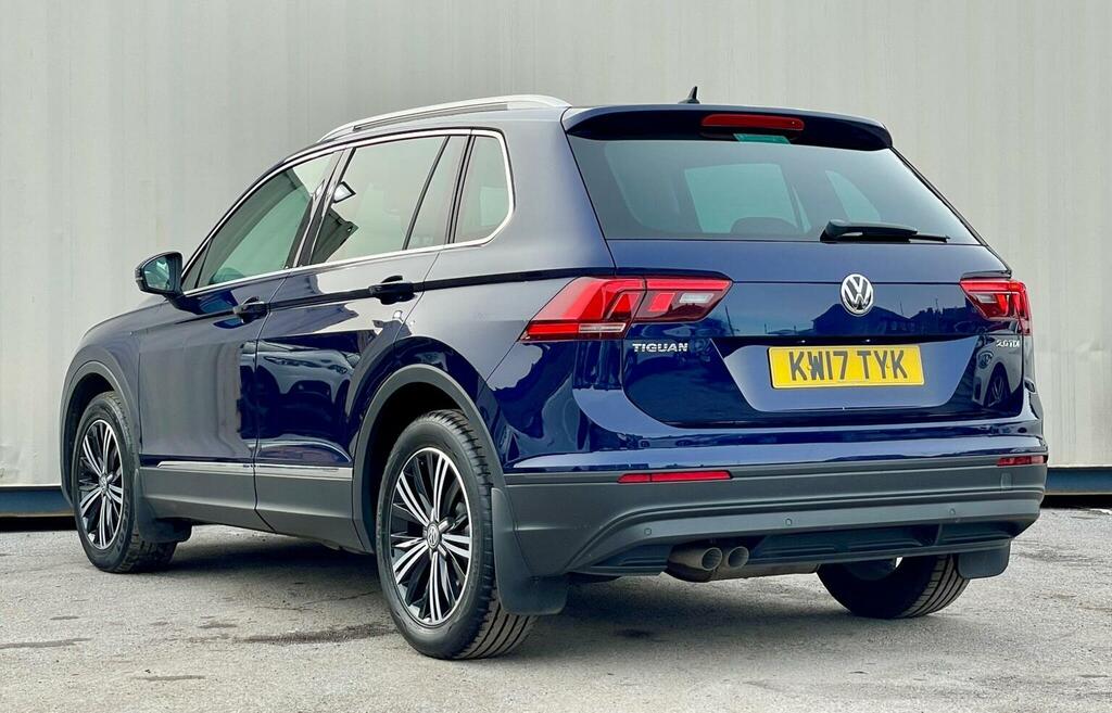 Volkswagen Tiguan Suv 2.0 Tdi Bluemotion Tech Se Navigation Dsg Euro KW17TYK Blue #3