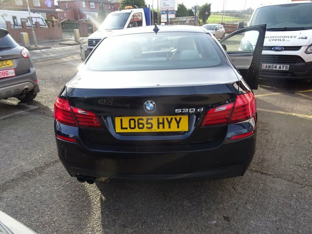 BMW 5 Series 3L 530D M Sport Black #6