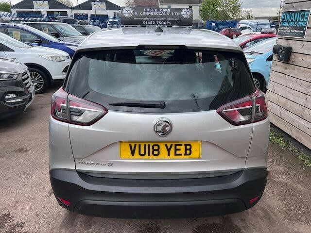 Vauxhall Crossland X 1.2 Se Suv Euro 6 81 Ps VU18YEB Silver #5