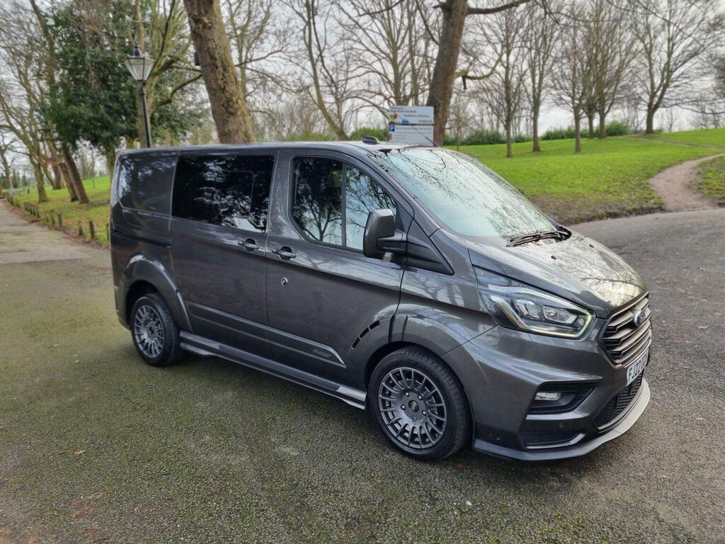 Ford Transit Custom Combi Van 2.0 320 Ecoblue Ms-rt Crew Van L1 H FJ22OZA Grey #2