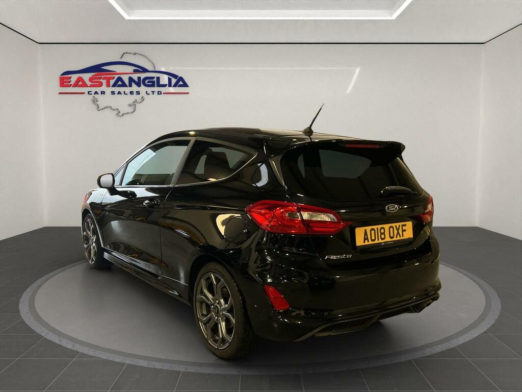 Ford Fiesta Hatchback 1.0T Ecoboost St-line Euro 6 Ss AO18OXF Black #2