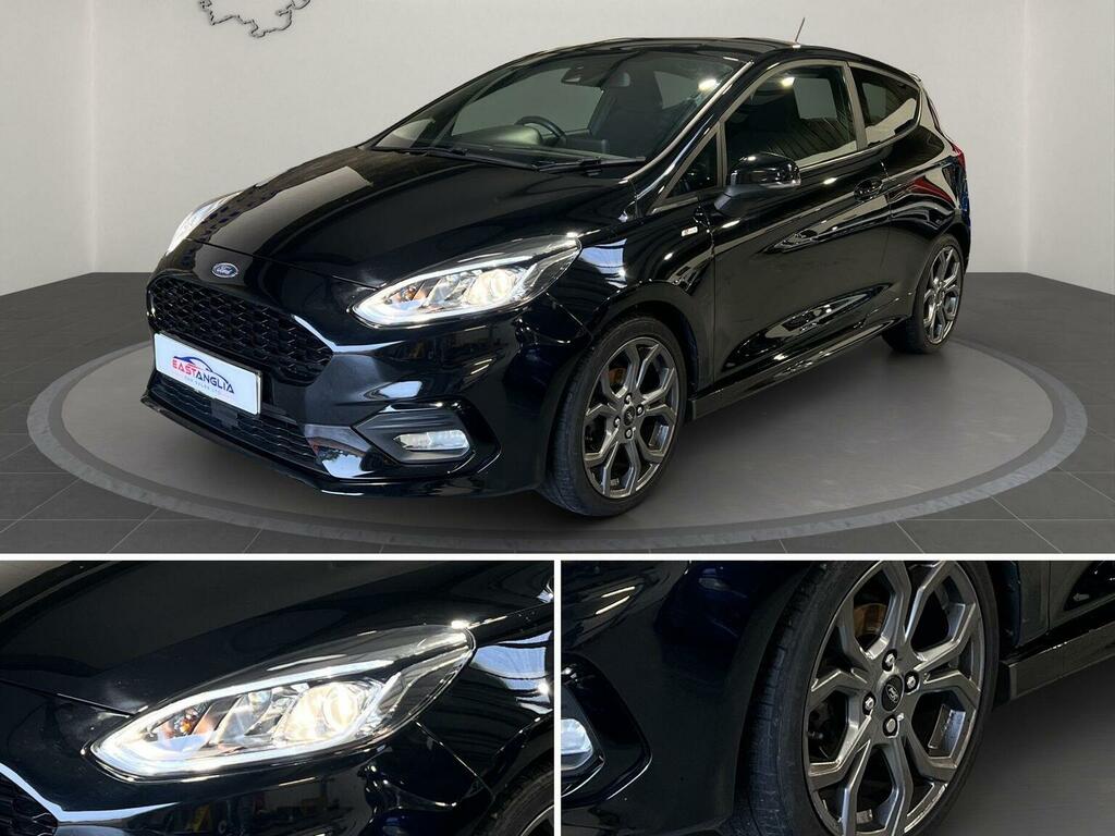 Ford Fiesta Hatchback 1.0T Ecoboost St-line Euro 6 Ss AO18OXF Black #6