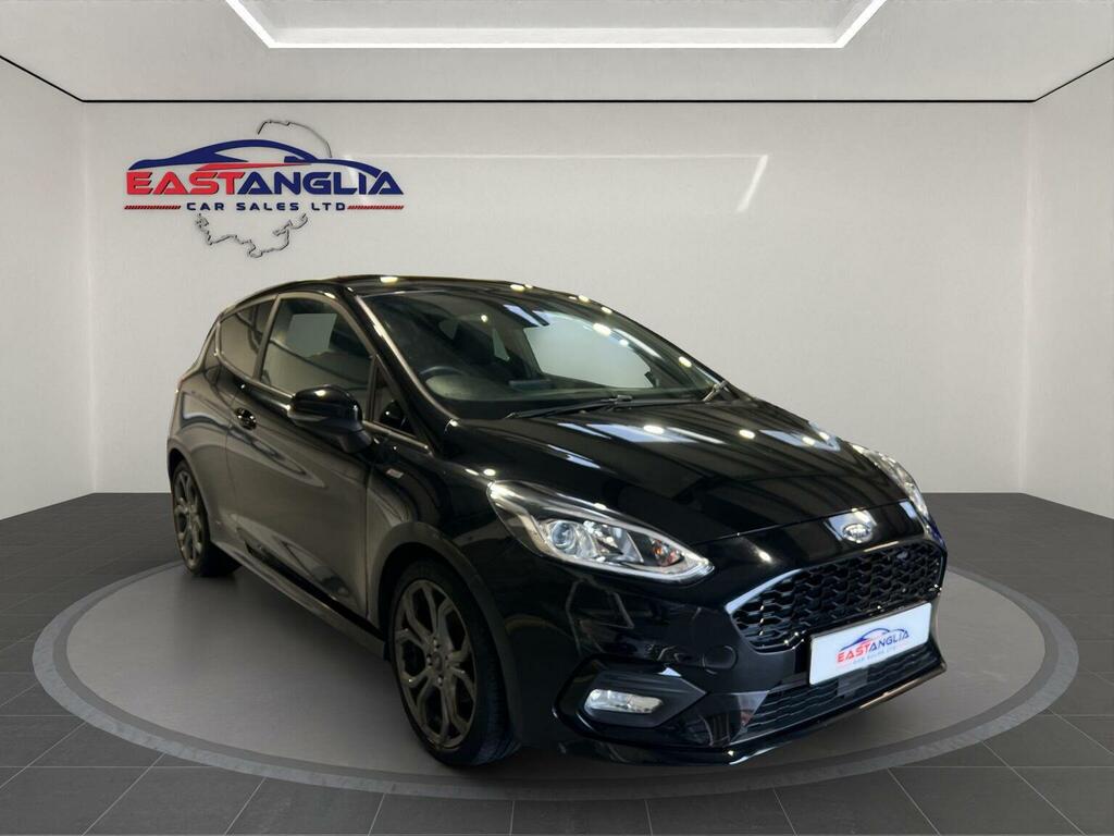 Ford Fiesta Hatchback 1.0T Ecoboost St-line Euro 6 Ss AO18OXF Black #4