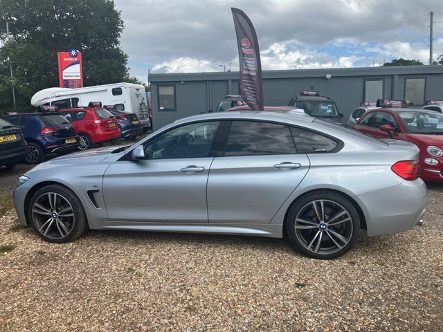 BMW 4 Series Gran Coupe 3.0 435D M Sport Hatchback Xdrive YK66OGX Silver #6