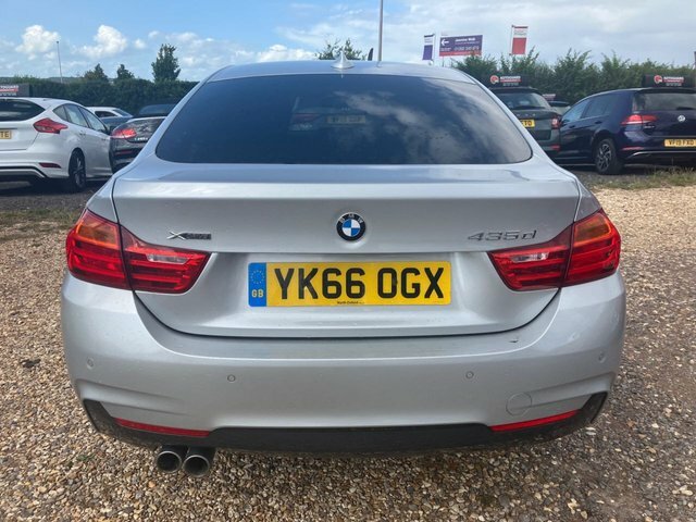 BMW 4 Series Gran Coupe 3.0 435D M Sport Hatchback Xdrive YK66OGX Silver #4