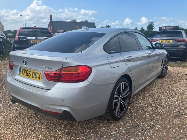 BMW 4 Series Gran Coupe 3.0 435D M Sport Hatchback Xdrive YK66OGX Silver #3
