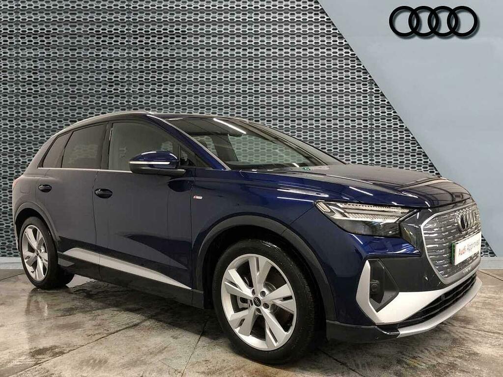 Audi Q4 E Tron Q4 S Line 55 E-tron Quattro 250,00 Kw Blue