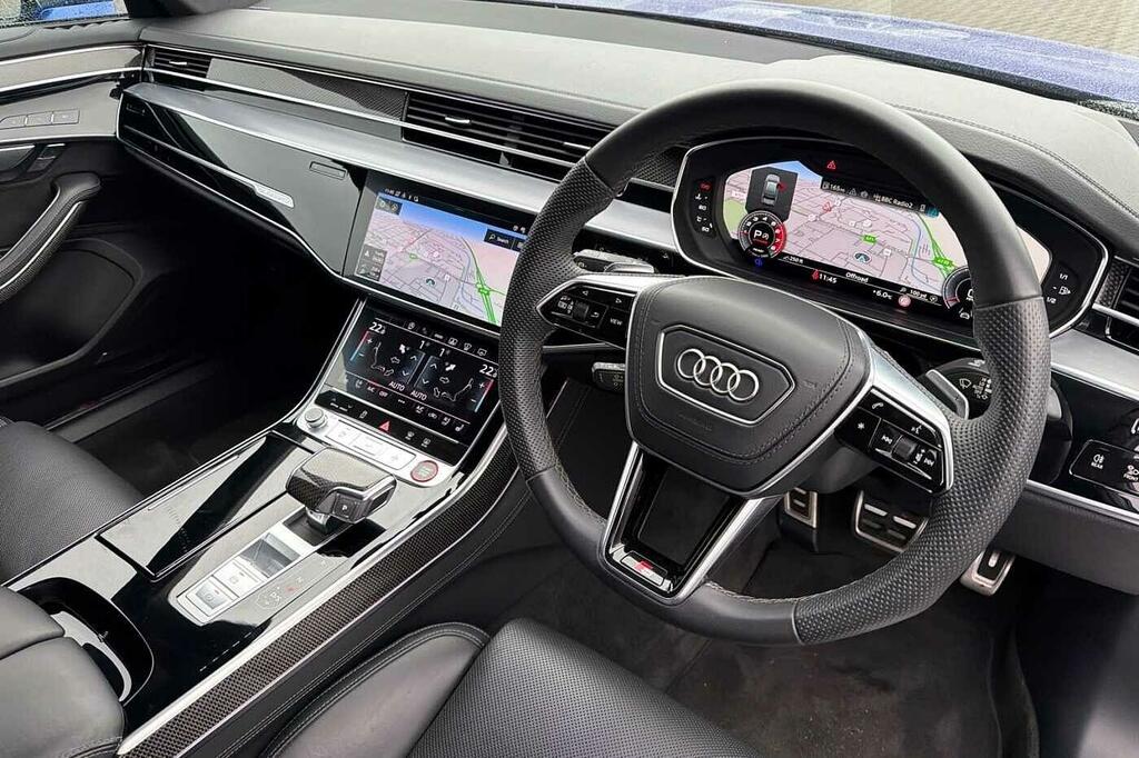 Audi A8 Black Edition Tfsi 571 Ps Tiptronic SN73BEW Blue #6