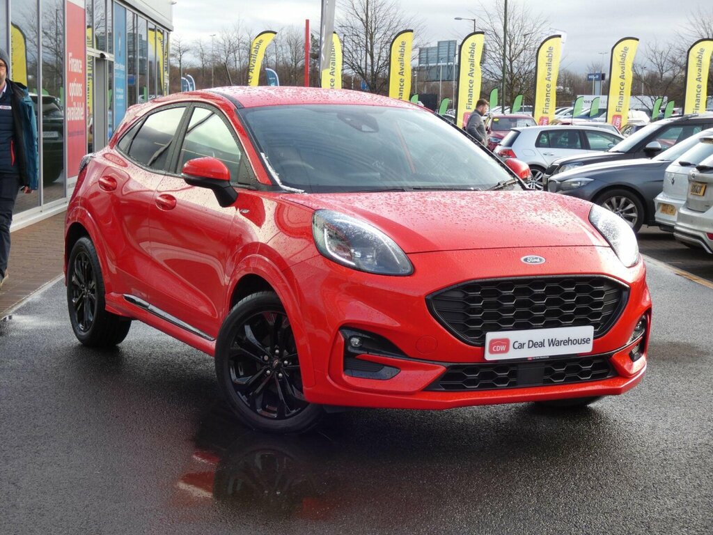 Ford Puma 1.0T Ecoboost Mhev St-line Euro 6 Ss Red