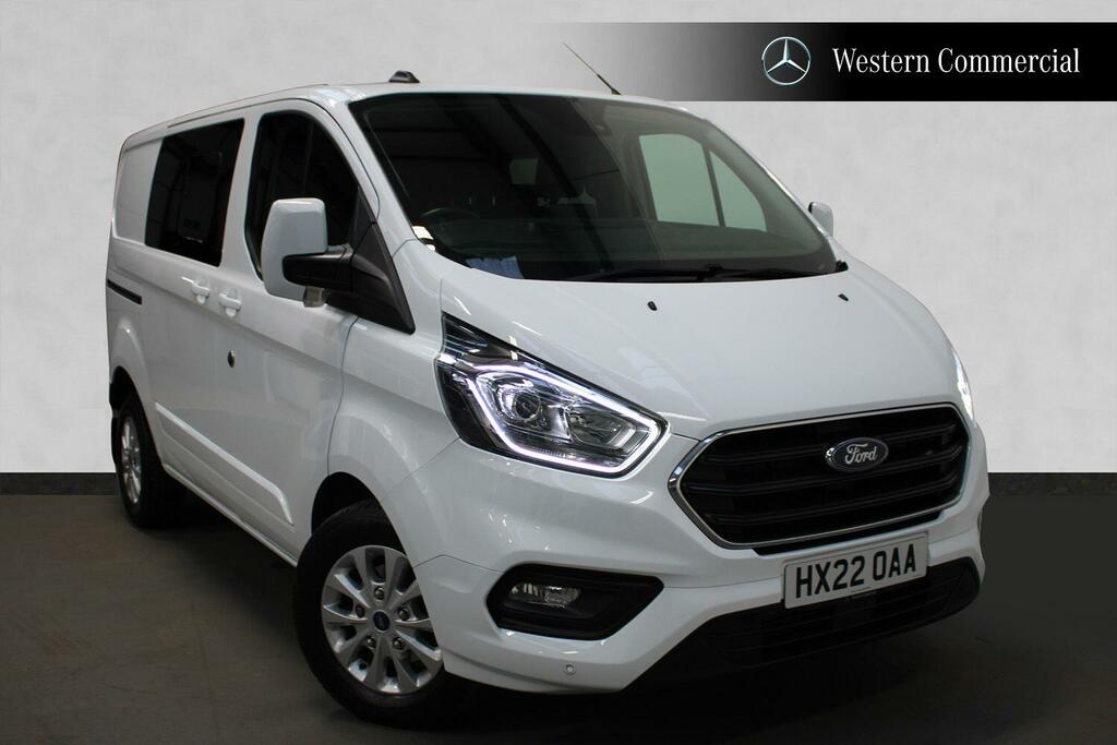 Ford Transit Custom 2.0 320 Ecoblue Limited Crew Van Double Cab Di White