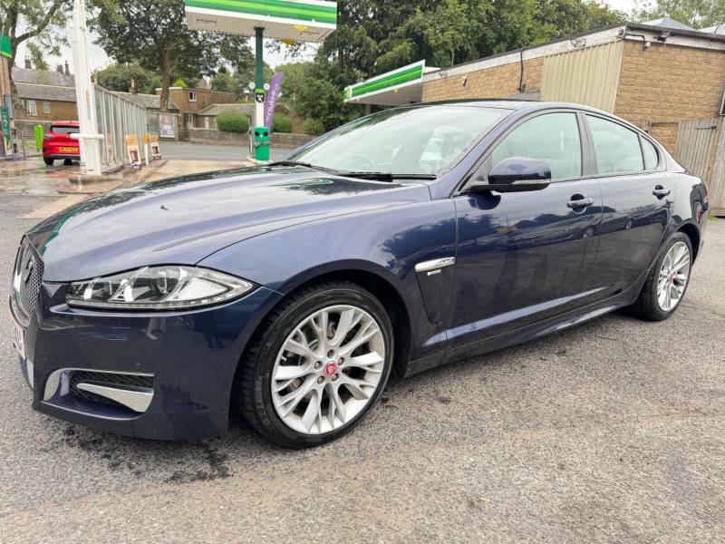 Jaguar XF 2.2D R-sport Euro 5 Ss - 2014 64 FN64GXU Blue #3