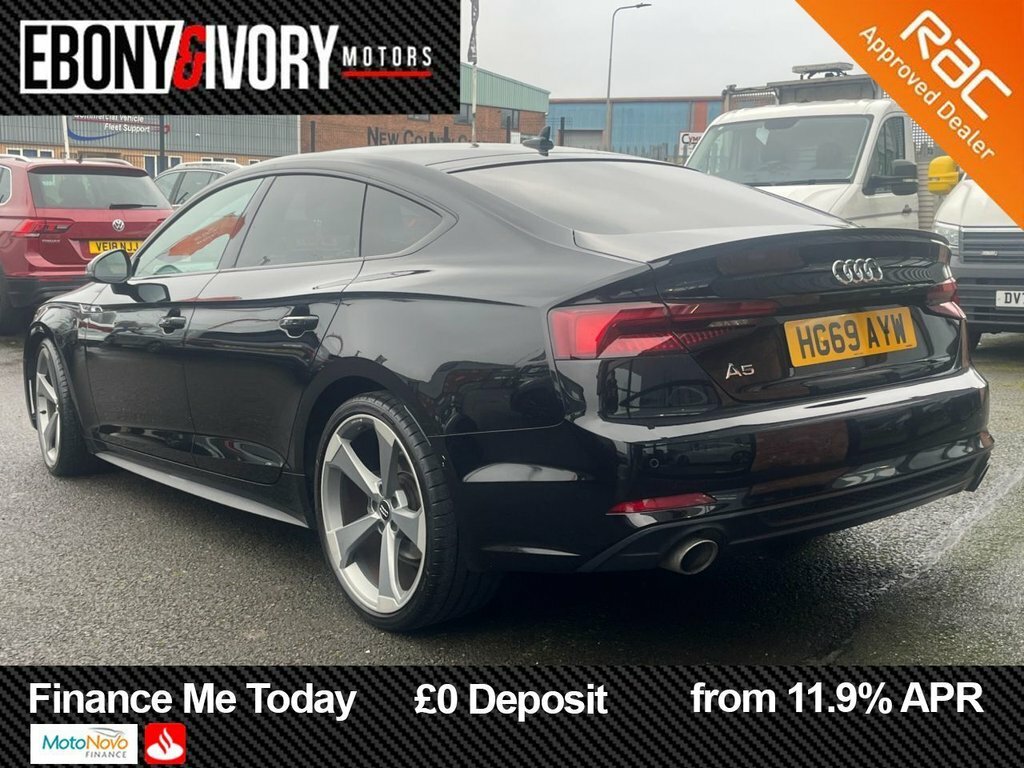 Audi A5 2L Black Edition HG69AYW Black #3
