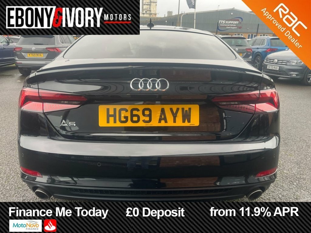 Audi A5 2L Black Edition HG69AYW Black #4