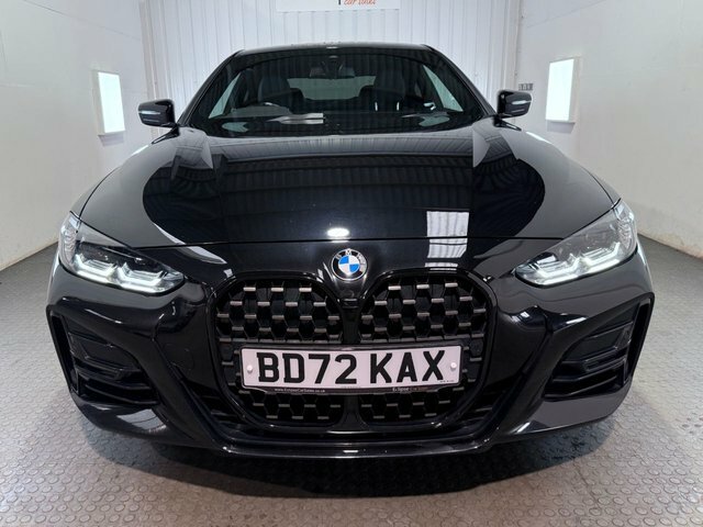 BMW 4 Series Gran Coupe 2022 2.0 430I M Sport Coupe Euro 6 BD72KAX Black #2