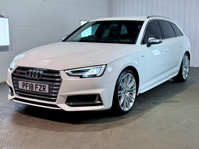 Audi S4 2018 3.0 Tfsi V6 Estate Tiptronic Quatt PF18FZR White #3