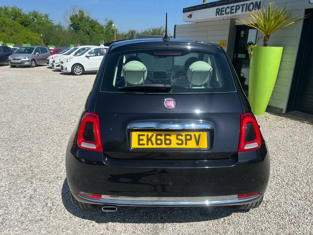 Fiat 500 1.2 Lounge EK66SPV Black #3