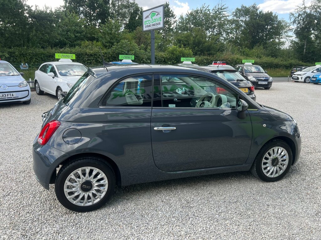 Fiat 500 1.2 Lounge LJ68HHZ Grey #5