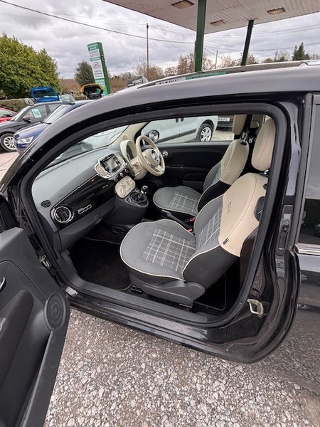 Fiat 500 Lounge- Edition Pan Roof SD16GFO Black #3