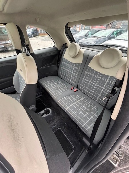 Fiat 500 Lounge- Edition Pan Roof SD16GFO Black #2
