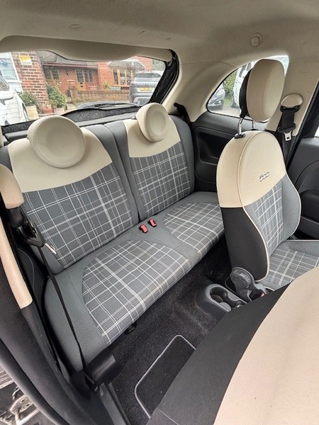 Fiat 500 Lounge- Edition Pan Roof SD16GFO Black #4