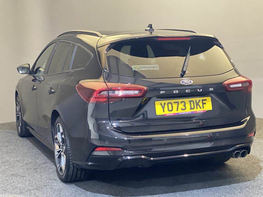 Ford Focus 1.0T Ecoboost Mhev 155 Bhp St-line X Dct Nq YO73DKF Black #2