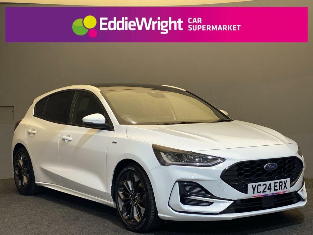 Ford Focus 1.0T Ecoboost Mhev 155 Bhp St-line X Dct Nq White
