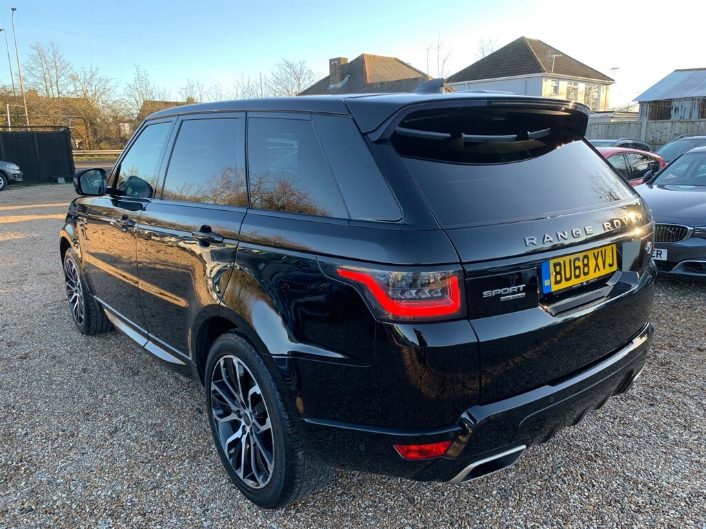 Land Rover Range Rover Sport 3.0 Sd V6 Hse Dynamic 4Wd Euro 6 Ss BU68XVJ Black #5