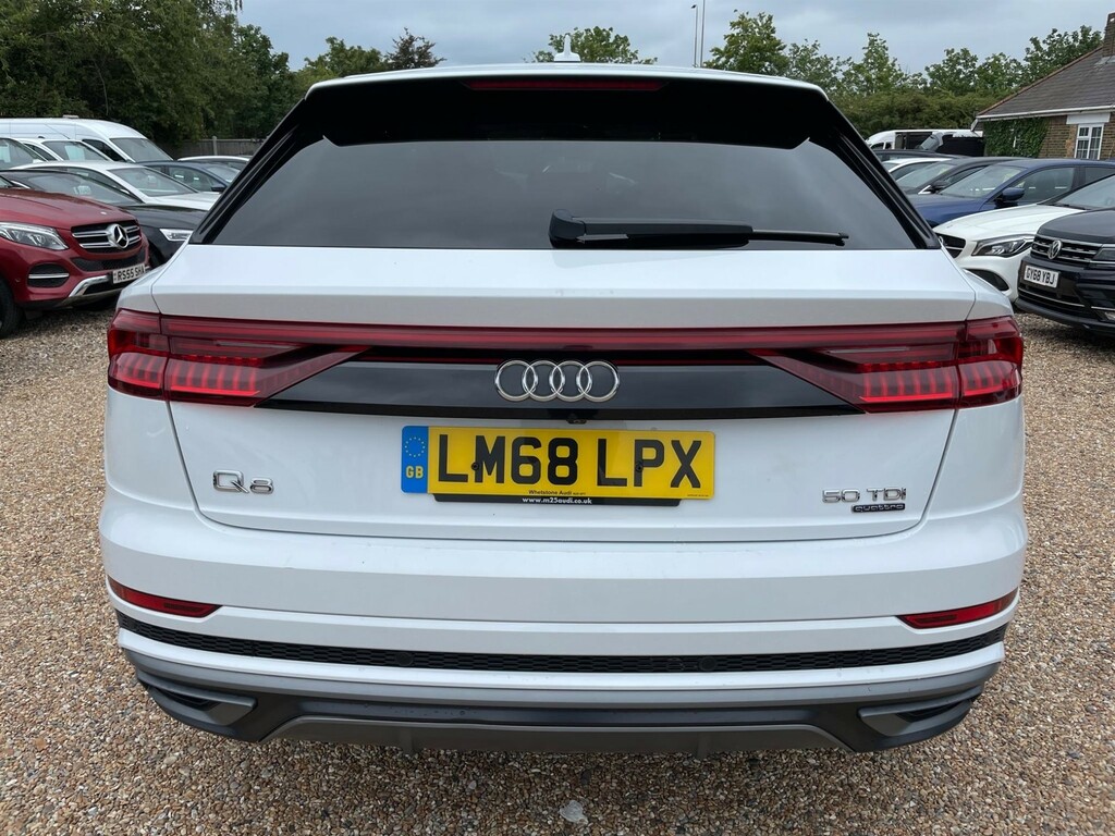 Audi Q8 3.0 Tdi V6 50 S Line Tiptronic Quattro Euro 6 Ss LM68LPX White #6