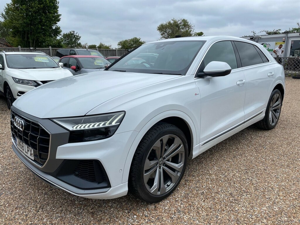 Audi Q8 3.0 Tdi V6 50 S Line Tiptronic Quattro Euro 6 Ss LM68LPX White #3
