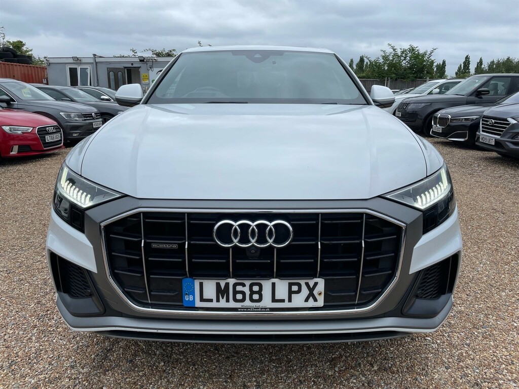 Audi Q8 3.0 Tdi V6 50 S Line Tiptronic Quattro Euro 6 Ss LM68LPX White #2