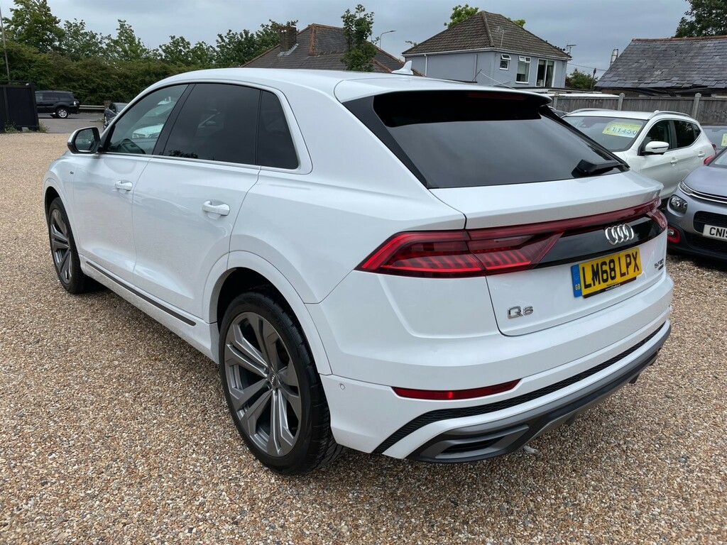 Audi Q8 3.0 Tdi V6 50 S Line Tiptronic Quattro Euro 6 Ss LM68LPX White #5