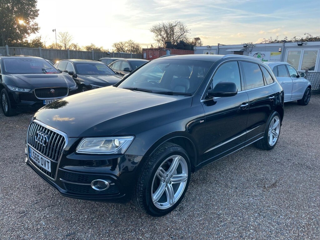 Audi Q5 2.0 Tdi S Line Plus S Tronic Quattro Euro 6 Ss LS66OVT Black #3