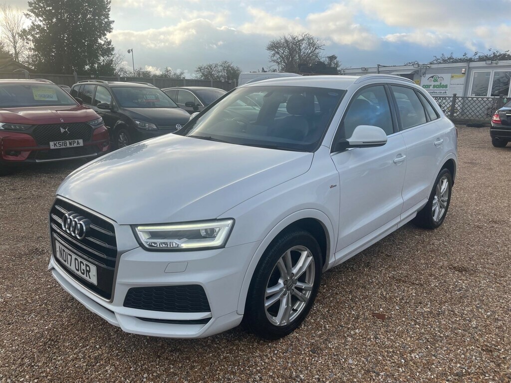 Audi Q3 2.0 Tdi S Line Edition Euro 6 Ss ND17OGR White #3