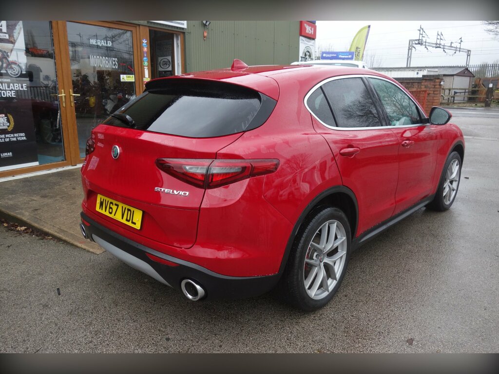 Alfa Romeo Stelvio 2.2 Td Milano Edizione Suv Q4 Awd WV67VDL Red #4