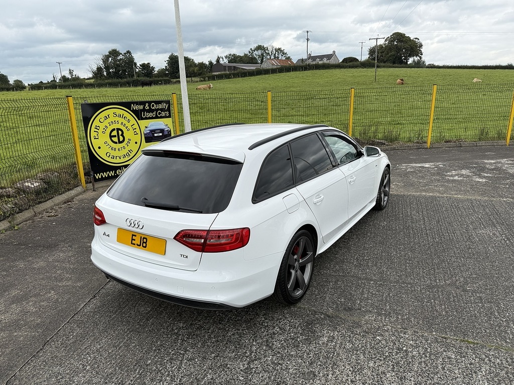 Audi A4 Avant Tdi Black Edition U5135 LR14RWY White #4