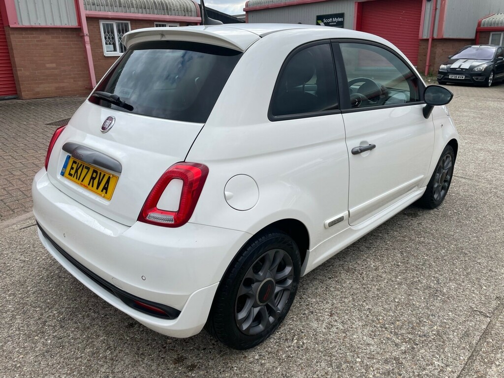 Fiat 500 1.2 S Hatchback EK17RVA White #3