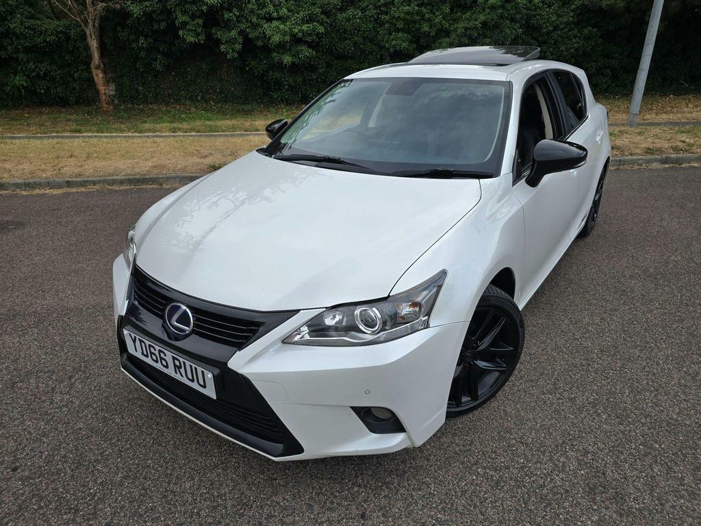 Lexus CT 1.8 200H Sport Cvt Euro 6 S S YD66RUU White #6