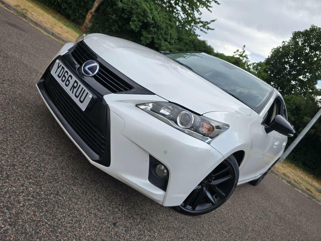 Lexus CT 1.8 200H Sport Cvt Euro 6 S S YD66RUU White #3