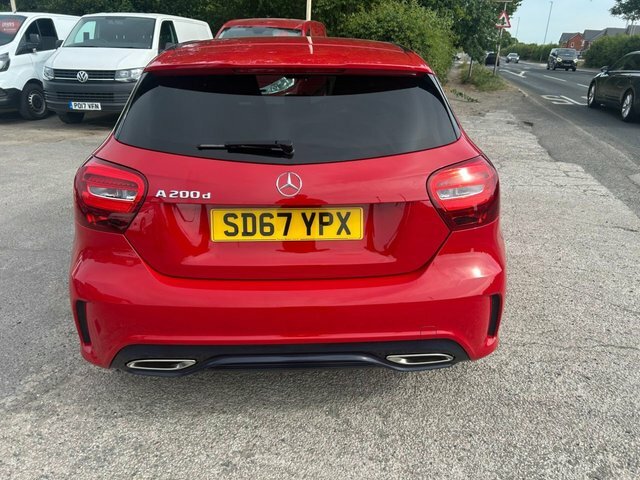 Mercedes-Benz A Class 2017 2.1 A200d Amg Line Hatchback Manua SD67YPX Red #3