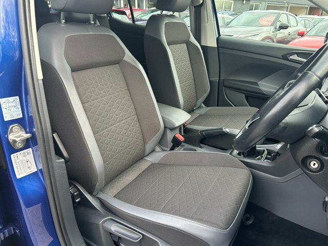 Volkswagen T-Cross 2021 1.0 Tsi Sel Suv Euro 6 Ss RF21SVN Blue #3