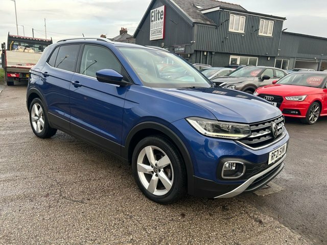 Volkswagen T-Cross 2021 1.0 Tsi Sel Suv Euro 6 Ss Blue