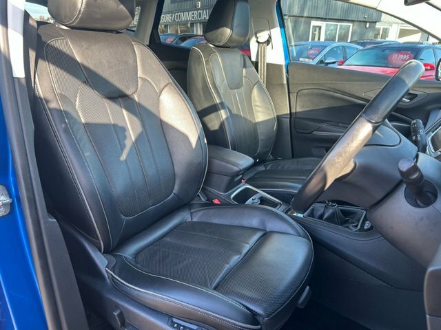 Vauxhall Grandland X 2018 1.2 Turbo Elite Nav Suv Eur YG67EVU Blue #6