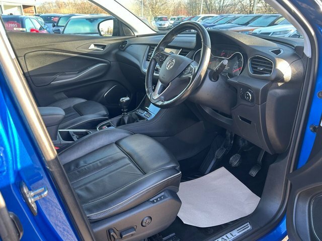 Vauxhall Grandland X 2018 1.2 Turbo Elite Nav Suv Eur YG67EVU Blue #5