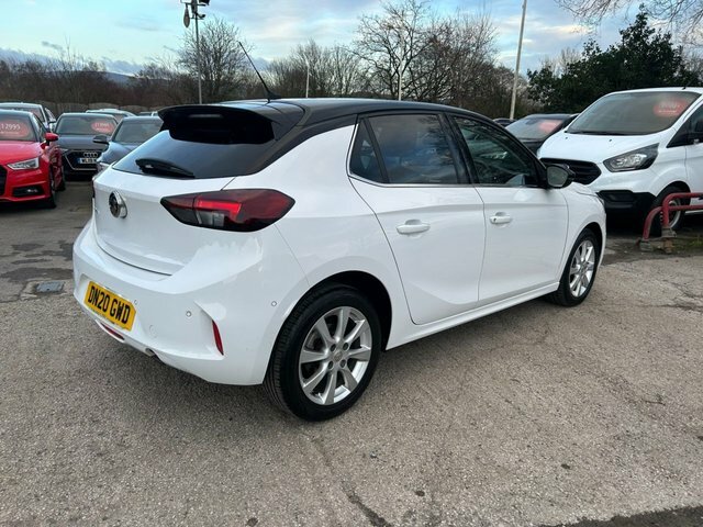 Vauxhall Corsa 2020 1.2 Turbo Elite Nav Hatchback Manu DN20GWD White #3