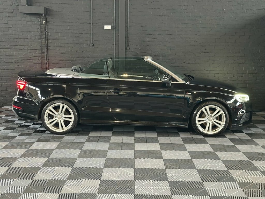 Audi A3 Cabriolet 2L S Line SA17CPG Black #3
