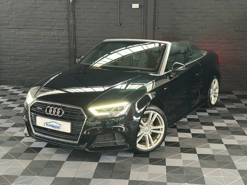 Audi A3 Cabriolet 2L S Line SA17CPG Black #5
