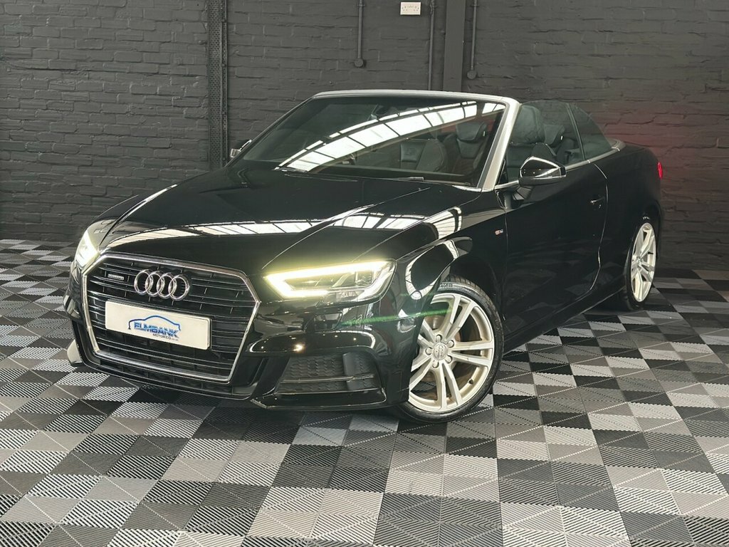 Audi A3 Cabriolet 2L S Line SA17CPG Black #4