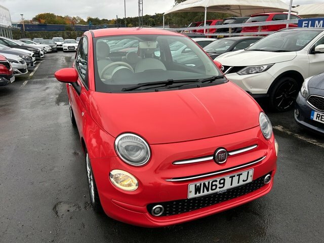 Fiat 500 1.2 Lounge Edition Hatchback WN69TTJ Pink #4